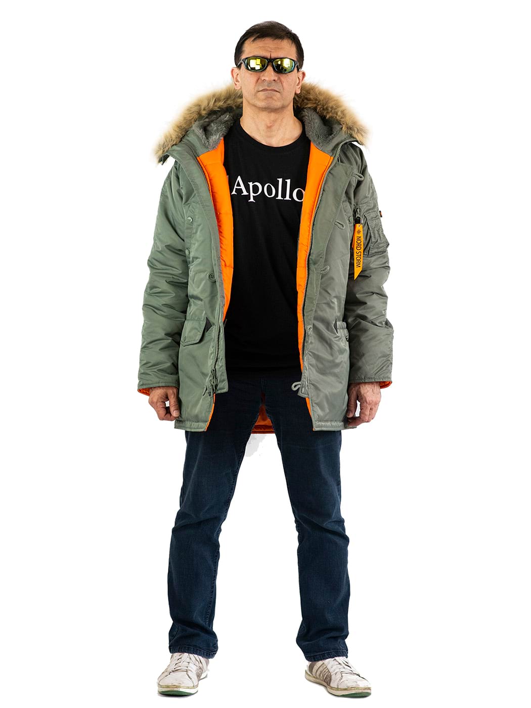 картинка Nord Storm Tight HUSKY II Olive/Orange от магазина Аполлогет
