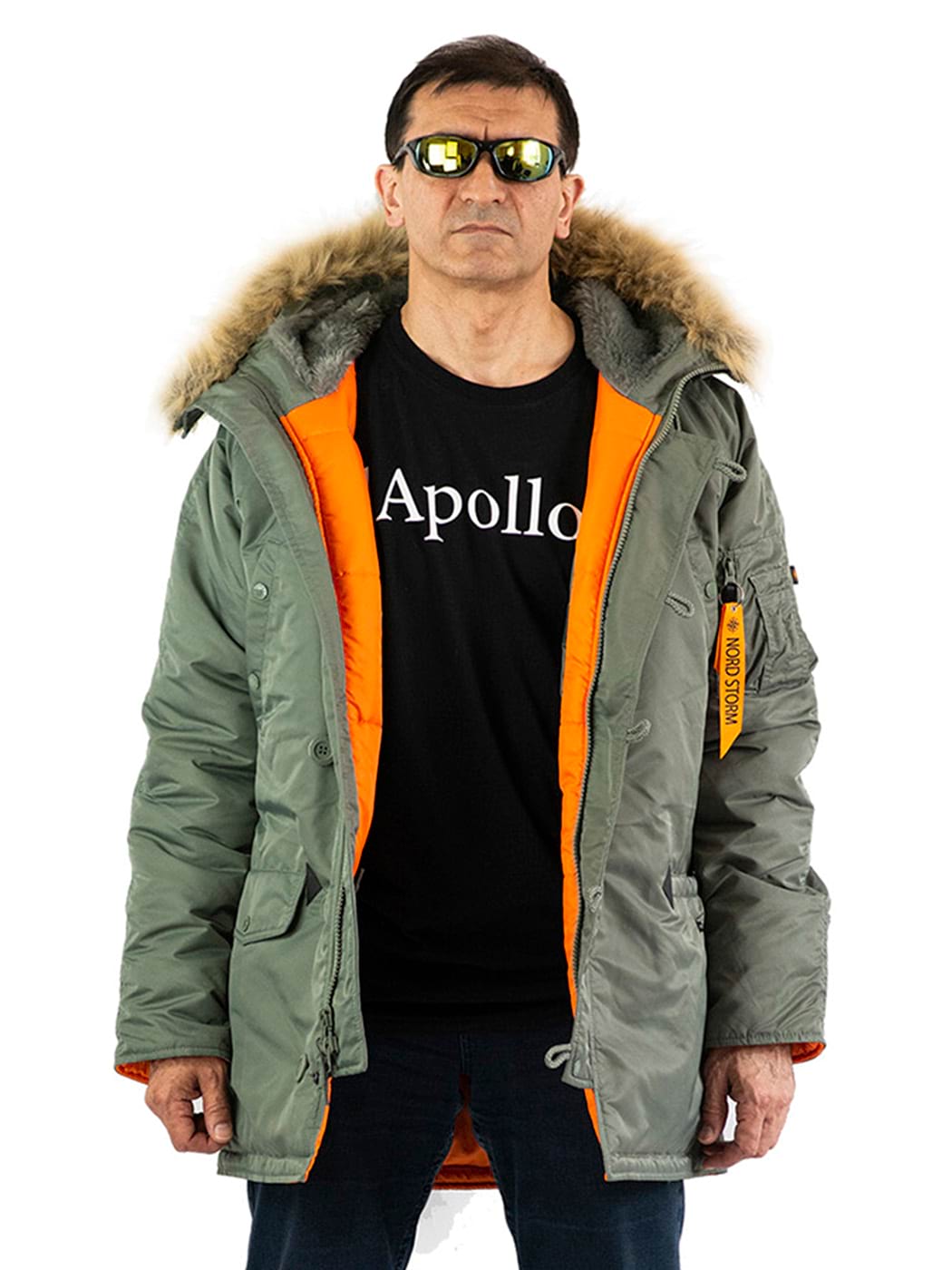 картинка Nord Storm Tight HUSKY II Olive/Orange от магазина Аполлогет