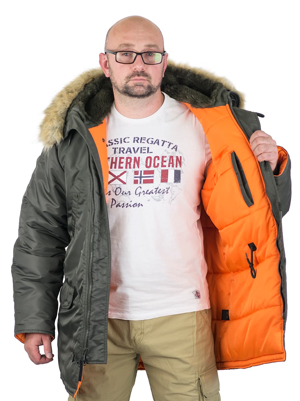 картинка Nord Storm Tight HUSKY II Grey/Orange от магазина Аполлогет
